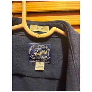 J. Crew Chamois Heavy Shirt Navy